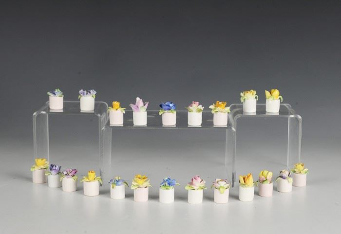 (23) JP Bone China Miniature Flowers