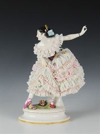 Dresden Figure of a Ballerina