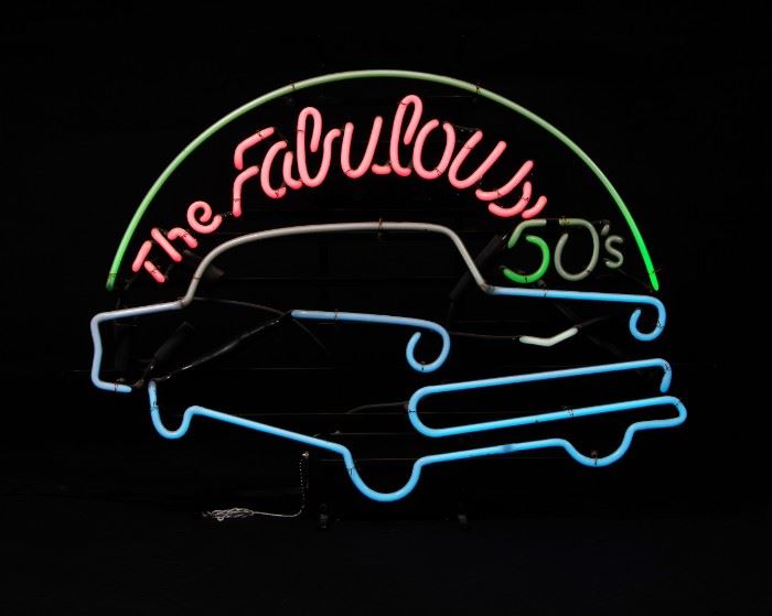 Neon Sign - The Fabulous 50's