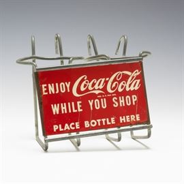 Coca-Cola Grocery Cart Bottle Holder