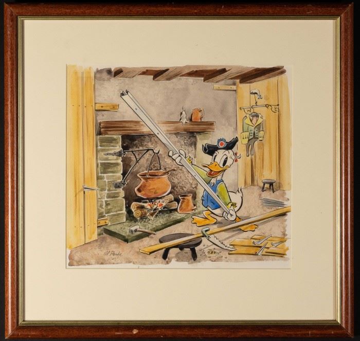 Original Donald Duck Advertising Art Stanley Tool