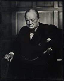 Winston Churchill Portrait by Yousuf Karsh