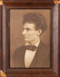 William Masters Abraham Lincoln Albumen Photograph