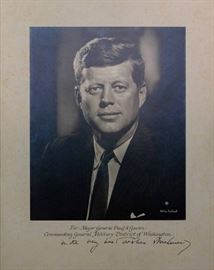 Pres. John F. Kennedy Inscribed Signed Photo