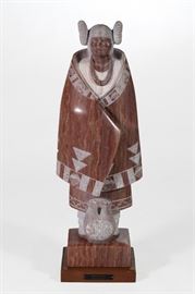 Hopi Maiden Sculpture, Matthew Panana
