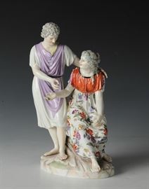 Hard Paste 19th Century Porcelain Figure
