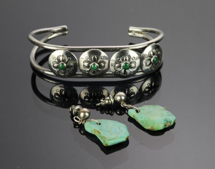 Sterling & Turquoise Bracelet by Bell Trading