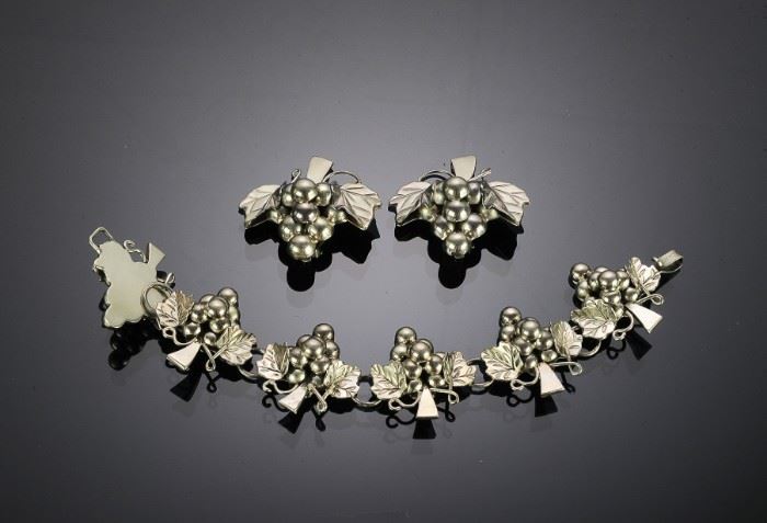 (3) Mexican Sterling Silver Bracelet & Earrings