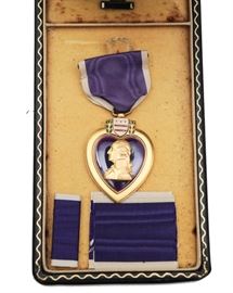 Cased Purple Heart Medal