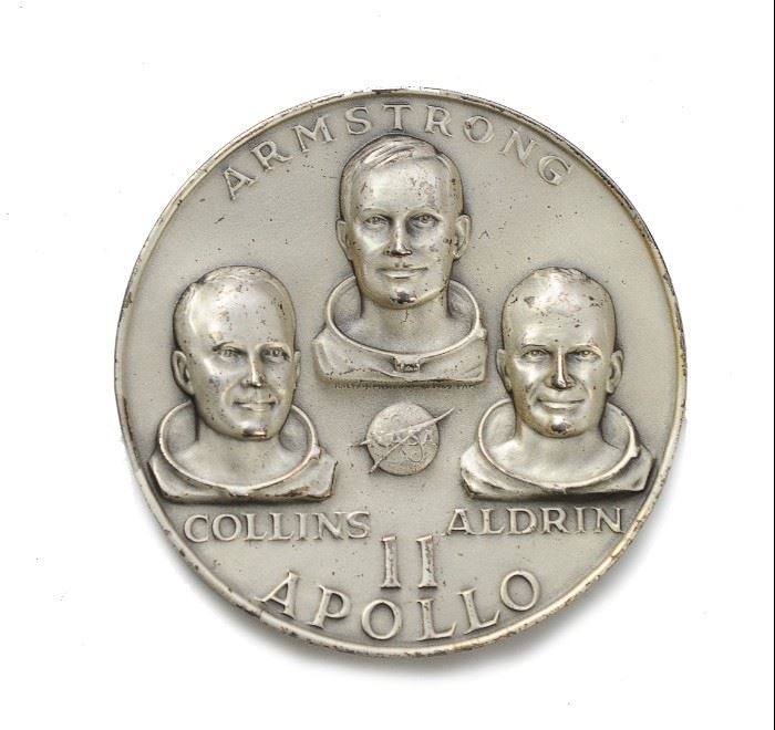 Sterling Silver Apollo 11 Medal - Medallic Arts
