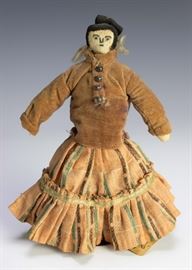 Handmade Cloth Doll from Staunton, VA