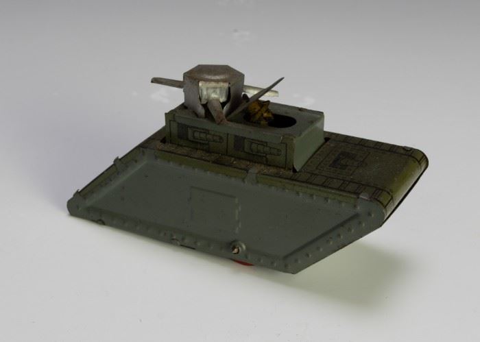 Scarce German Penny Toy Tank