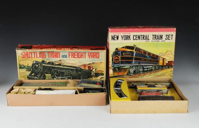 (2) Boxed Battery Operated Train Sets
