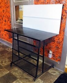 Custom Rolling Display Table 64"H x 48"W x 29"D