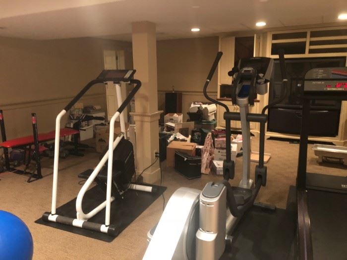 WORKOUT EQUIPMENT: STEPPER, ELIPTICAL AND TREADMILL