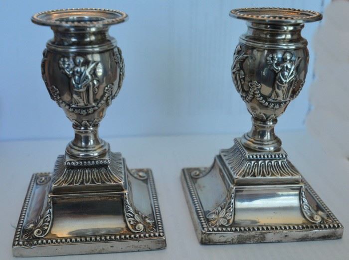 Candlesticks Silver 1850s