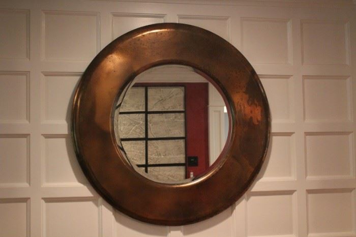 Round, Framed, Decorative Mirror