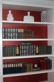 Decorative Items, Clock and Books