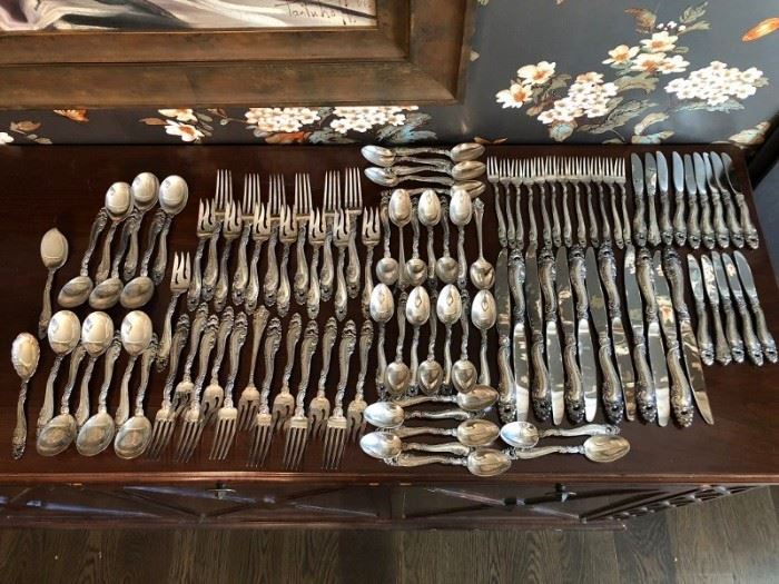 Gorham Sterling Flatware (service for 12) and Serving Pieces