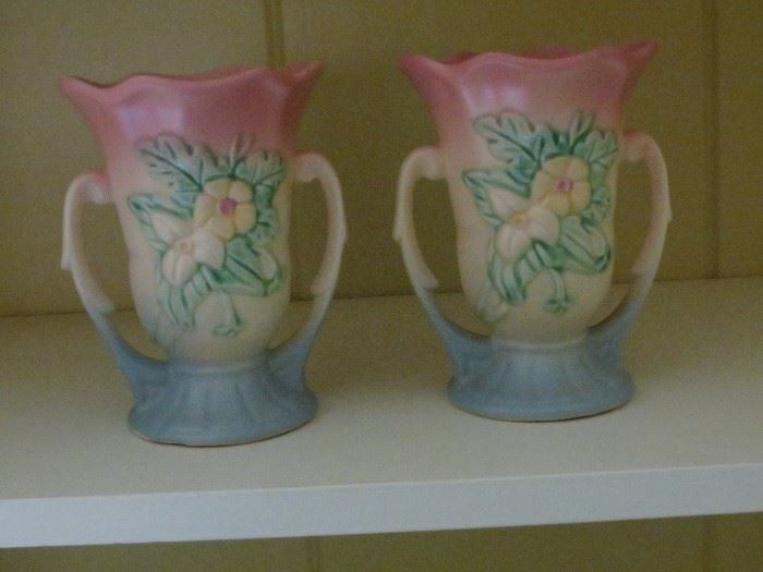 HULL POTTERY VASES.