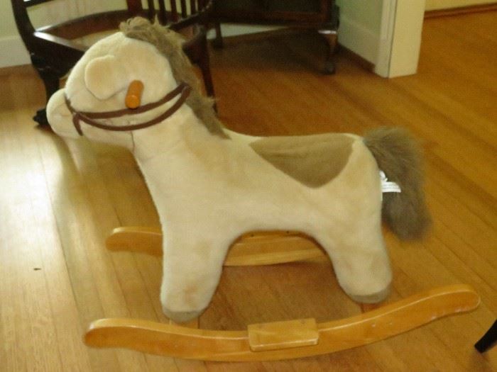 POTTERY BARN KIDS ROCKING HORSE.