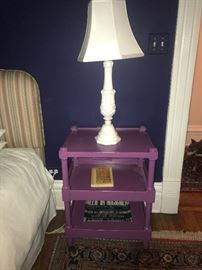 Purple painted end table
$40