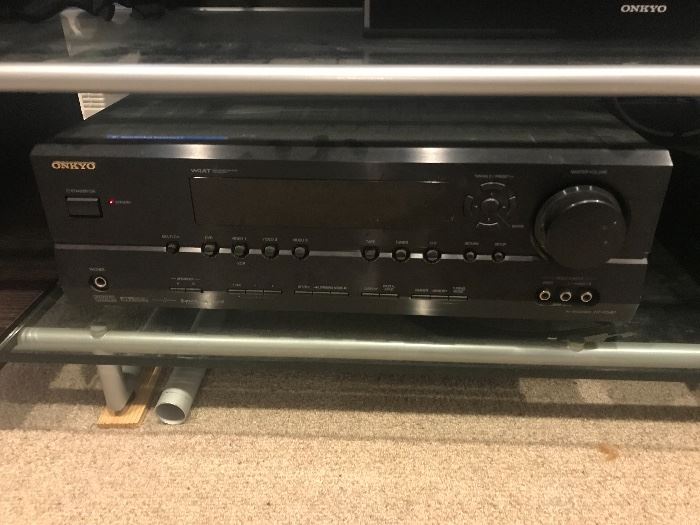 Onkyo receiver, subwoofer, and 4 speakers- home theatre system
$150