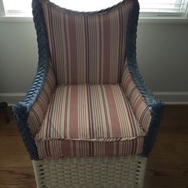 Wicker custom chair $375