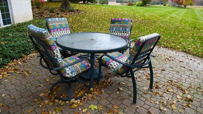 Patio set for 4