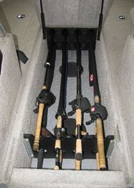 Showing the pole compartment, rods not for sale