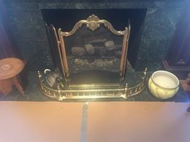 Brass French Style Screen and Fender