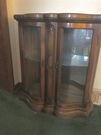 Cabinet with glass