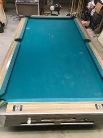 3/4 inch full slate with return pool table 