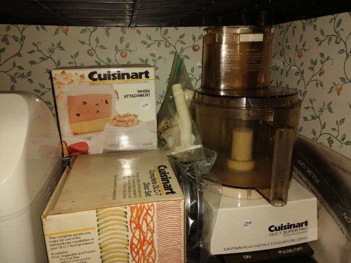 Cuisinart with many attachments