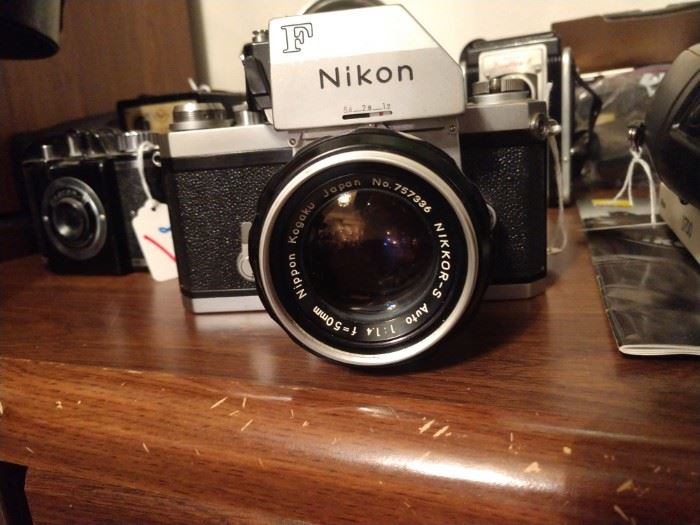Vintage Nikon F camera