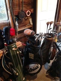Golf clubs and accessories