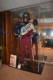 Darrell Waltrip NASCAR Racing Suite in Acrylic Case