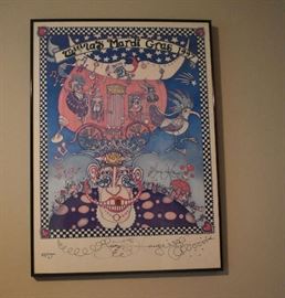 Mardi Gras Poster Signed