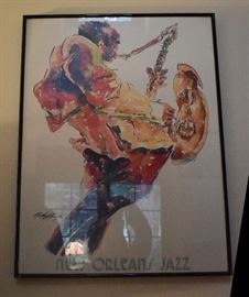 New Orleans Jazz Poster Signed