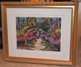 Spring Bloom by Yuval Wolfson, Wolfson’s talent was discovered at an early age when he was granted a scholarship from the Tel Aviv Museum of Art. His work demonstrates the rare and unique quality sought by many artists: the ability to catch, with gentle and sensitive brush strokes, the changing seasons, their vivid hues, and the declining light of each day.