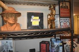 Art Deco lady Wood Cowboy Western Man