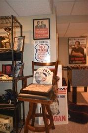 Bar Stool Political Posters Signs
