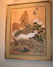 Framed Signed Asian art