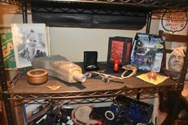 Lamp, Parking Meter, Small Metal Airplane