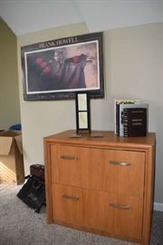 Art Work Lamp Books Briefcase