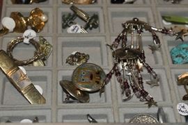 Sterling Broaches Pendants, More
