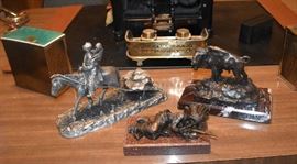 Bronze or Metal Horses Worchester CMR Buffalo