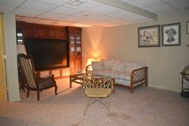 Rec Room in Basement