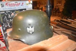 Side of German Helmet