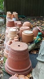 Clay pots in all sizes